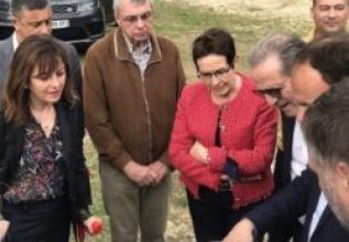 Vendredi, la présidente de la Région Occitanie, Carole Delga a visité le terrain des nouveaux studio de cinéma à Saint-Gély-du-Fesc, aux portes nord de Montpellier.